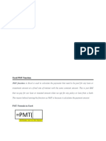 Excel PMT Function