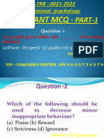 Educational Psychology Questions