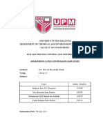 ECH3121 - Assignment 3 (PID CONTROLLER CASE STUDY)