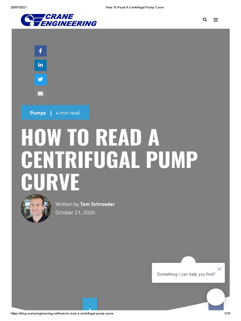 How To Read A Centrifugal Pump Curve | PDF | Pump | Dynamics (Mechanics)