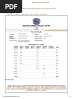 Result: Maharshi Dayanand University, Rohtak