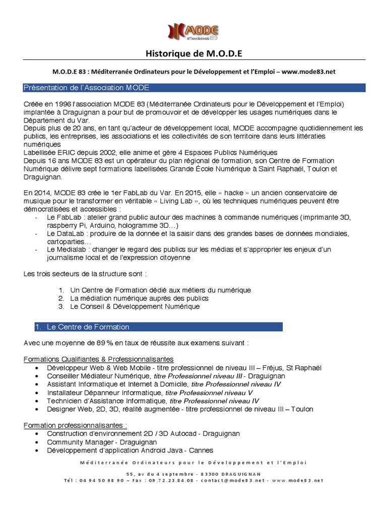 Historique De Mode Maj 2019 Pdf Media Communication Internet