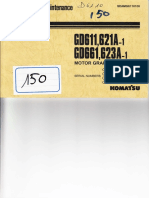 Komatsu Gd611 661