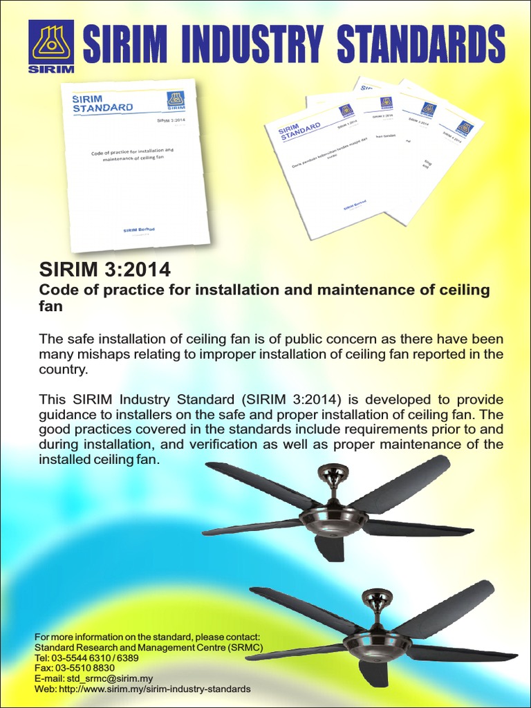 Ceiling Fan Installation Standards | PDF