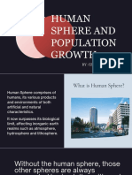 Human Sphere and Population Growth: By: Czarina Mae Nacor