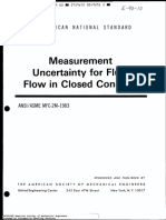 ASME MFC - 02M Measurement of Uncertainty in Fluid Flow in Closed Conduits