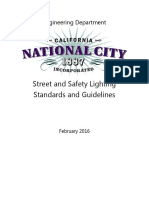 Street and Safety Lighting Standards and Guidelines: Engineering Department