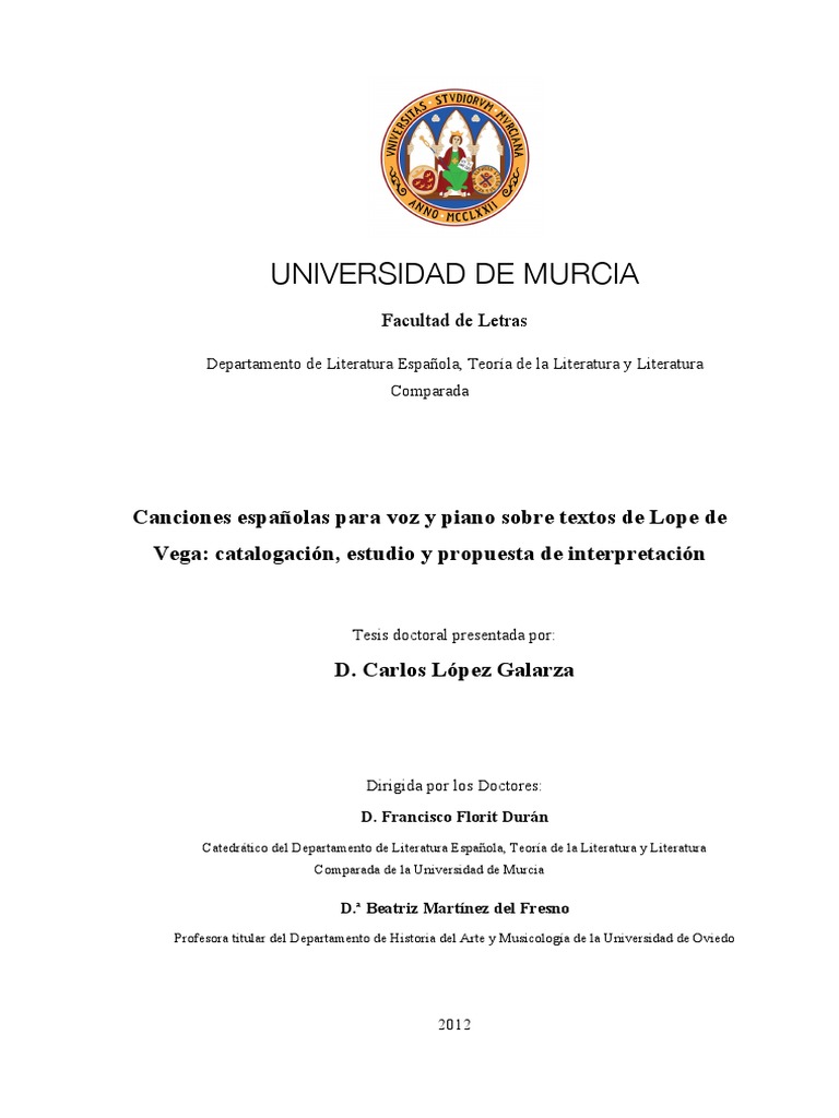 Tesis Carlos Lopez Galarza Pdf Canciones Miguel De Cervantes