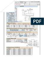 Isolated Foundation Calculation (ACI 318M-95) : Input Data