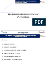 Progress Meeting Presentation 10th August 2021