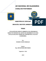 Evaluación Del Impacto Ambiental Del Programa de Manejo de Residuos Del Centro de Faenamiento de