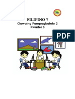 Filipino 7: Gawaing Pampagkatuto 2 Kwarter 3