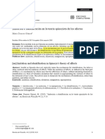 Imitación e Identificación en La Teoría Spinozista de Los Afectos