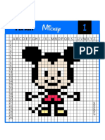 Pixel Art Modeles Disney