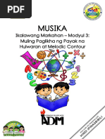 Music3 - q2 - Mod3 - Muling Paglikha NG Payak Na Hulwaran at Melodic Contour