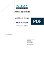 Manual - Medidor de Energia Mult-K30 - Kron