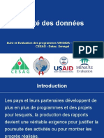 Presentation Qualite Des Donnees