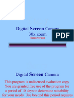 Digital Camera 30x Zoom: Screen