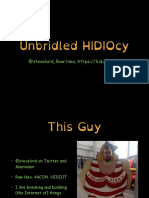 D1T3 - Steve Lord - Unbridled HIDIOcy