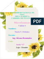 Productos y Servicios Microfinancieros