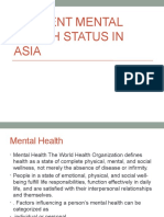 Current Mental Health Status in Asia (Autosaved)