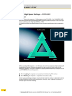 2.9 High Speed Settings - CYCLE832: Application