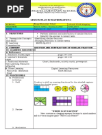 Lesson Plan in Mathematics 4: School: Teacher: Date: I. Objectives