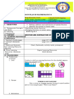 Lesson Plan in Mathematics 4: School: Teacher: Date: I. Objectives