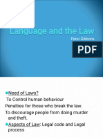Language and The Law
