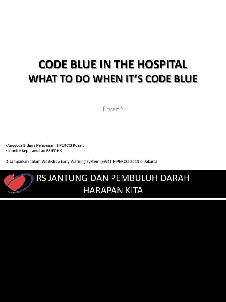 Code Blue in The Hospital PDF Cardiopulmonary Resuscitation