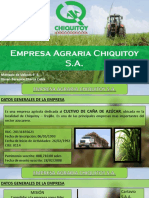 Cultivo de caña de azúcar Chiquitoy S.A