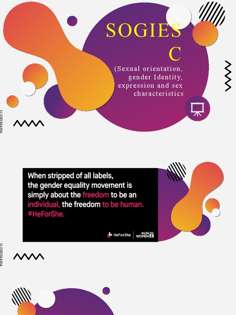 Sogies C: (Sexual Orientation, Gender Identity, Expression and Sex ...