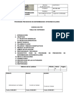 Programa de Prevención de Enfermedades Osteomusculares Osteomusculares