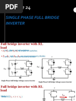 Lecture No. 24 Full Bridge VSI