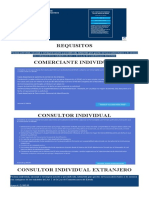 Requisitos Inscripción Rgae Consultores Individuales y Empresas Mercantiles