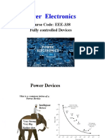 Power Electronics: Course Code: EEE-338 Fully Controlled Devices