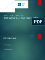 The General Environment: Strategic Analysis