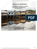 Materiales Alternativos para La Vivienda Palafítica en Zonas Inundables en Los Meandros Río Atrato