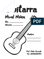 Cuadernillo de Guitarra Niños 2020