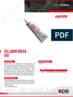 Ficha Proveedor Sellador Rosca 592 Loctite 143974