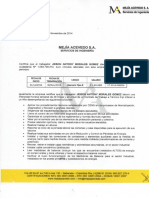 Certificado Laboral Mejia Acevedo