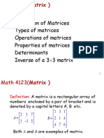 Types of Matrix 2021