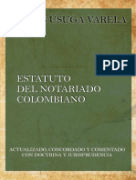 Estatuto Del Notariado Colombiano