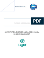 cálculo de emendas  C. LIGHT