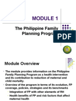 Module 1 The Philippine Family Planning Program