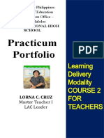 Practicum Portfolio Course 2 Teachers