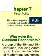 Fiscal Policy: These Slides Supplement The Textbook, But Should Not Replace Reading The Textbook