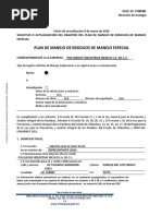 Bitácora de Residuos Peligrosos SEMARNAT | PDF | Residuos | Ambiente