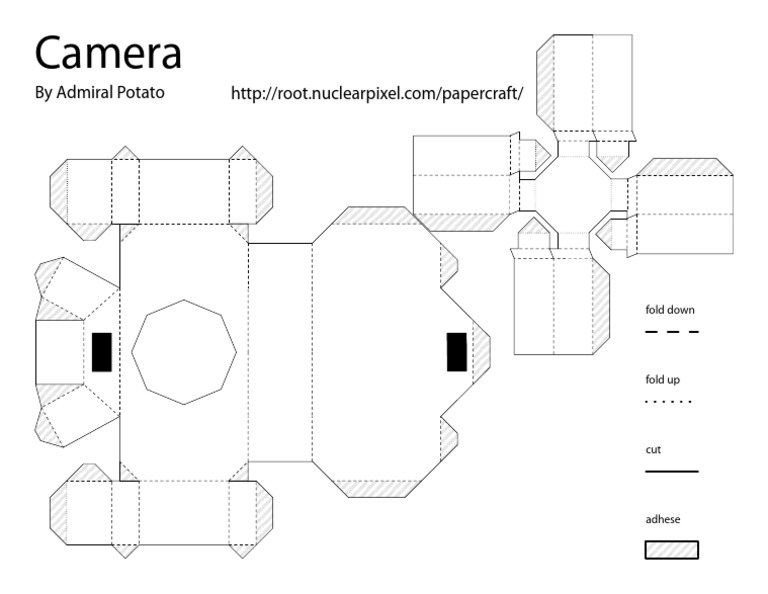 Papercraft Camera Instructions | PDF