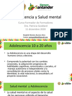 Adolescencia y Salud Mental Dra. Patricia Goddard